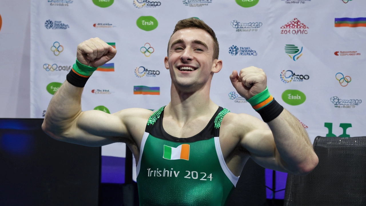 Ирландский гимнаст привлёк внимание к Олимпийским кроватям в Париже 2024